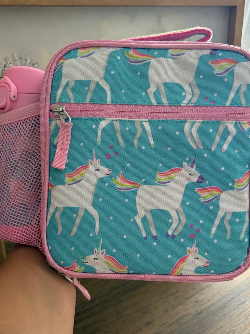 Pottery Barn Kids Unicorn Lunchbox & Water bottle
